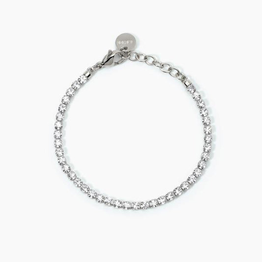 2JEWELS - Bracciale in acciaio 316 cristalli bianchi