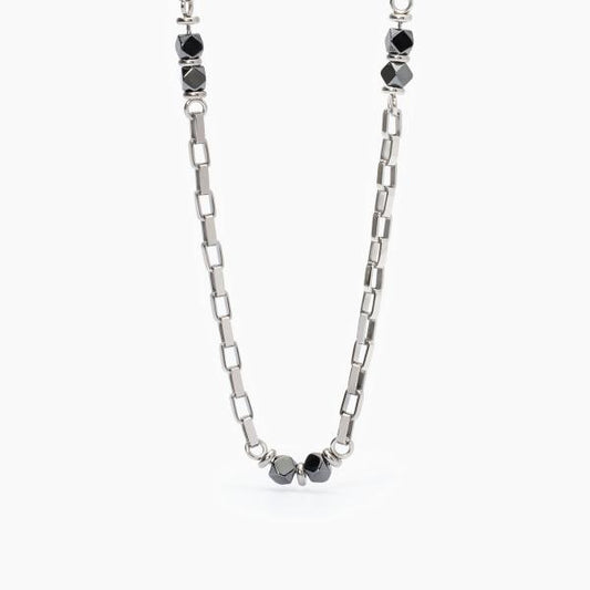 2JEWELS - Collana in acciaio 316L ematite