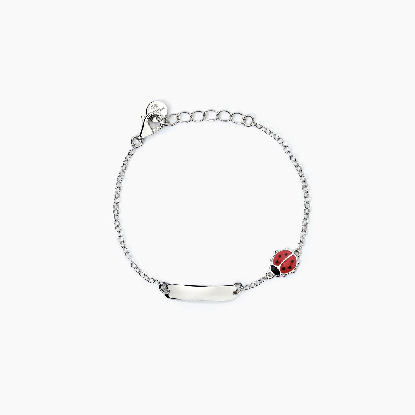 MABINA  JUNIOR - Bracciale Coccinella Argento