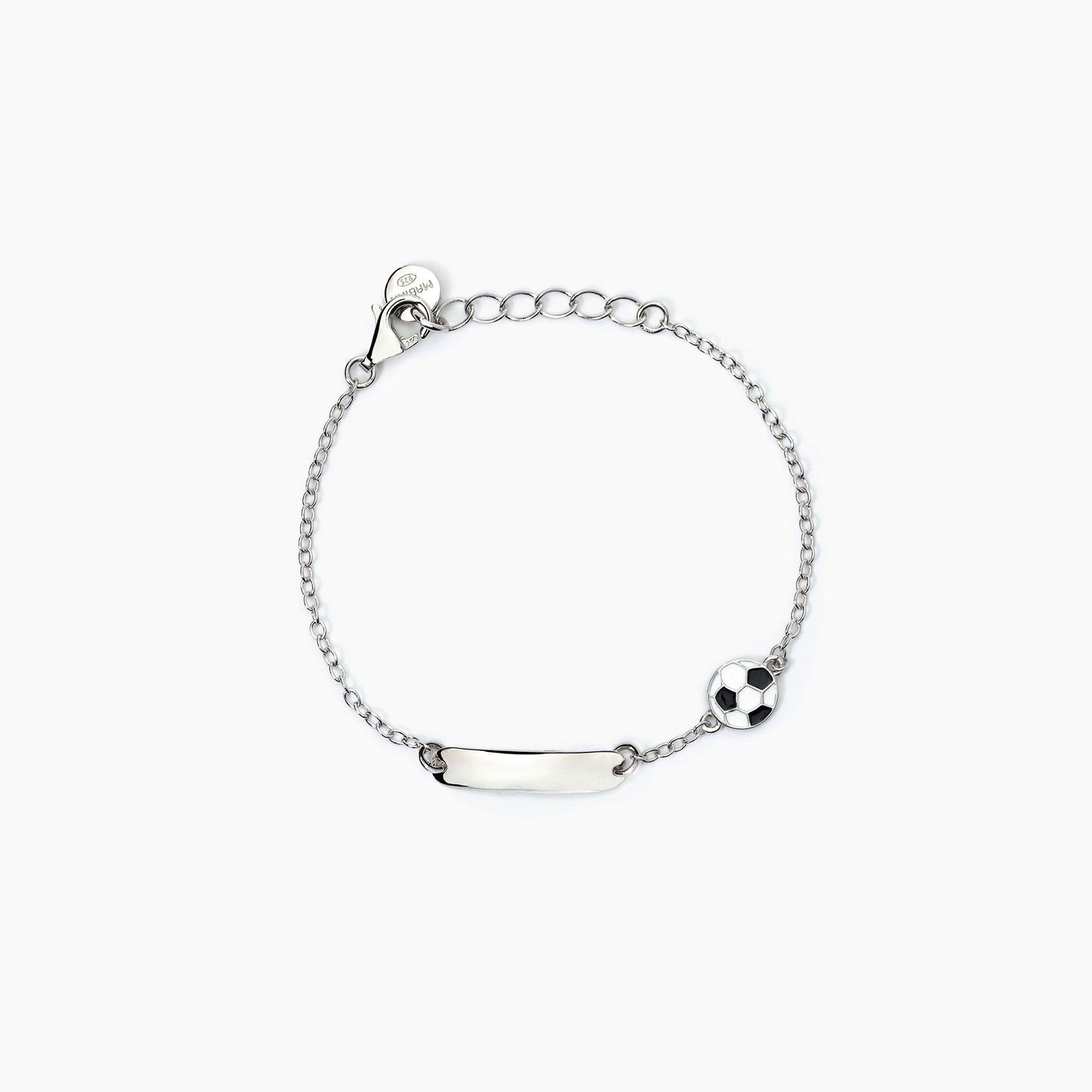 MABINA JUNIOR - Bracciale personalizzabile in argento con pallone