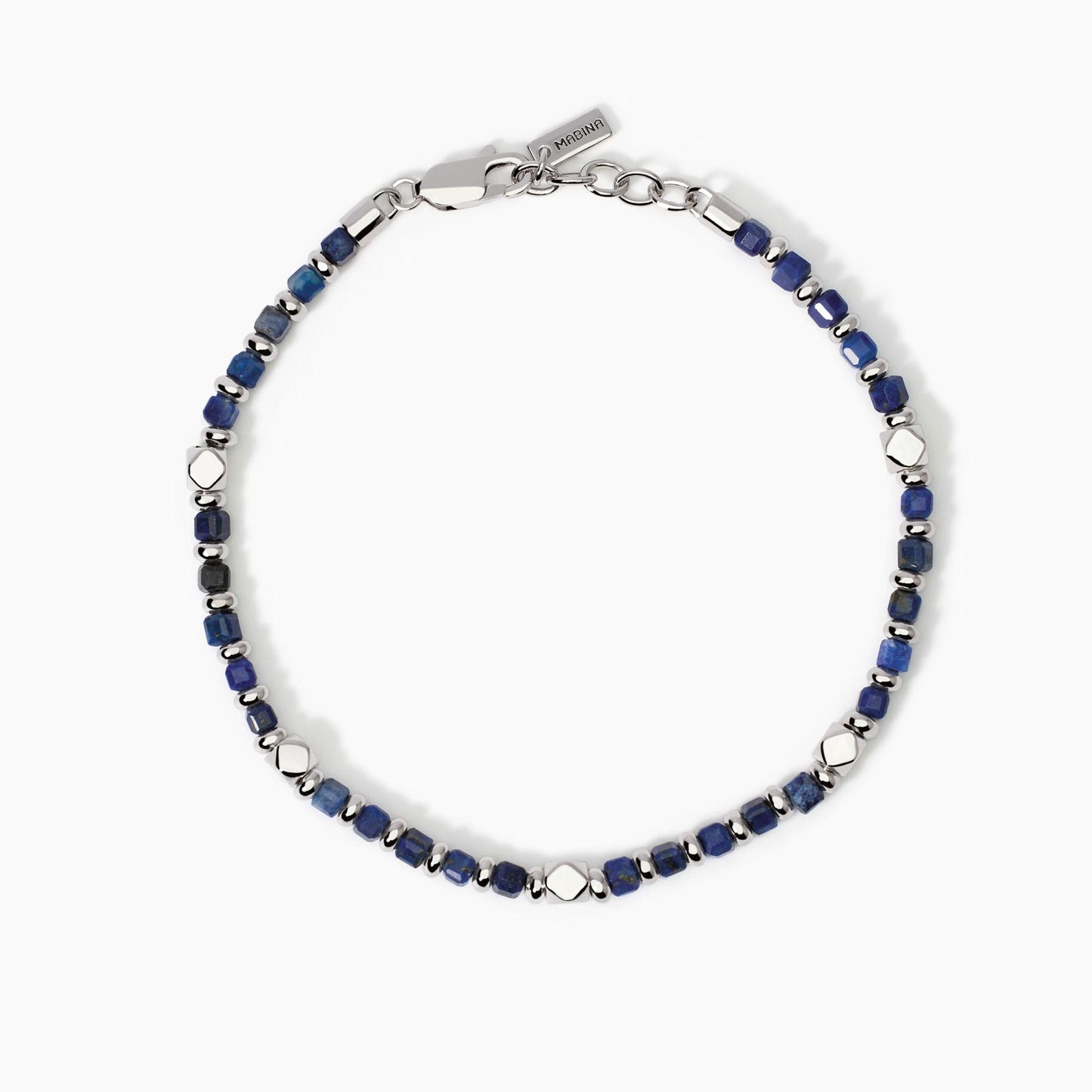 MABINA - Bracciale da uomo in argento e sodalite bluCalifornia