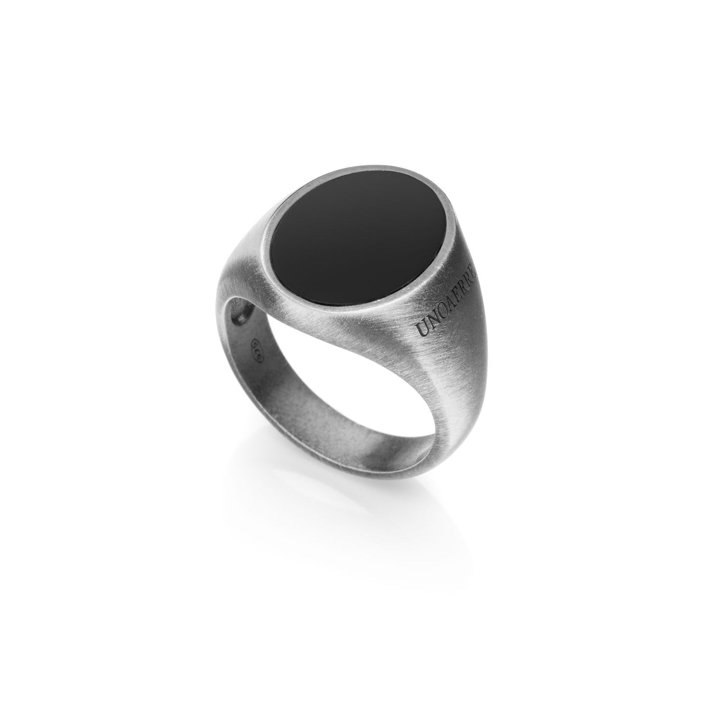 UNOAERRE UOMO - Anello Chevalier in argento