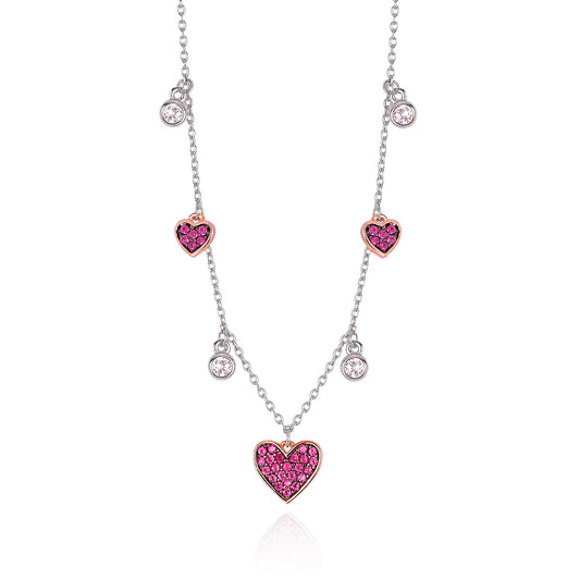 MABINA - Hearts Necklace