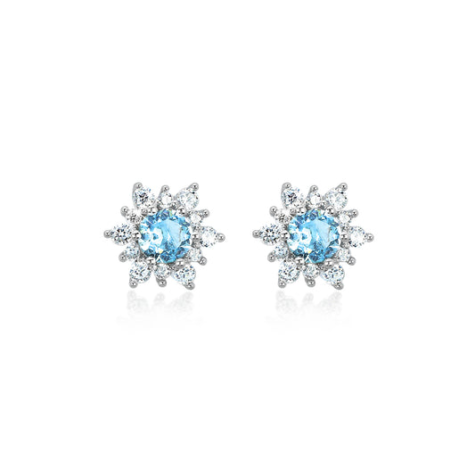 MABINA - Earrings with Water Crystal