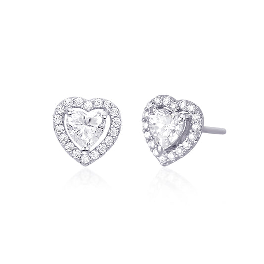 MABINA - Heart Earrings