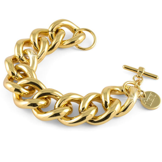 UNOAERRE - Bracciale Catena Bronzo Dorato