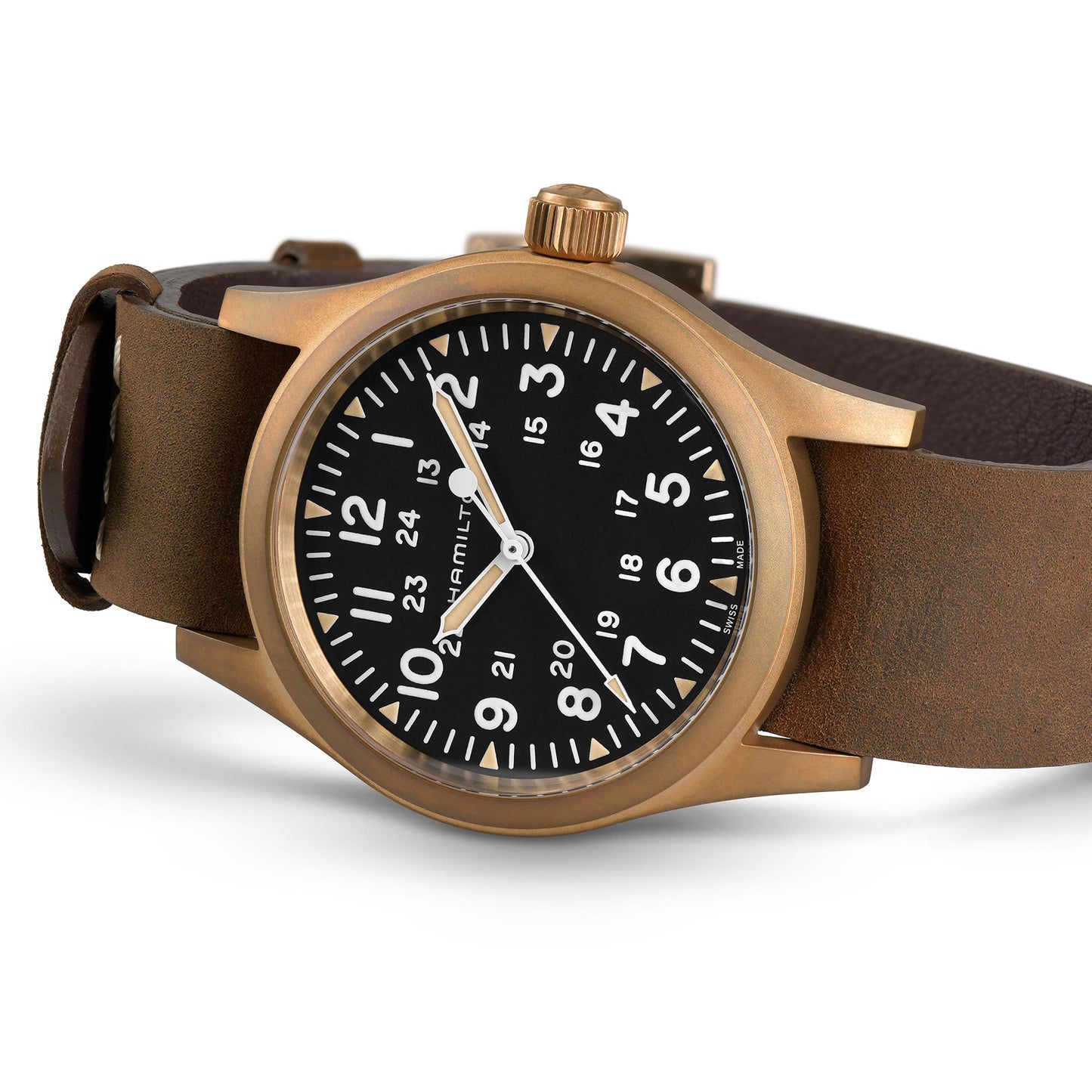 HAMILTON - Khaki Field Mechanical Bronze watch