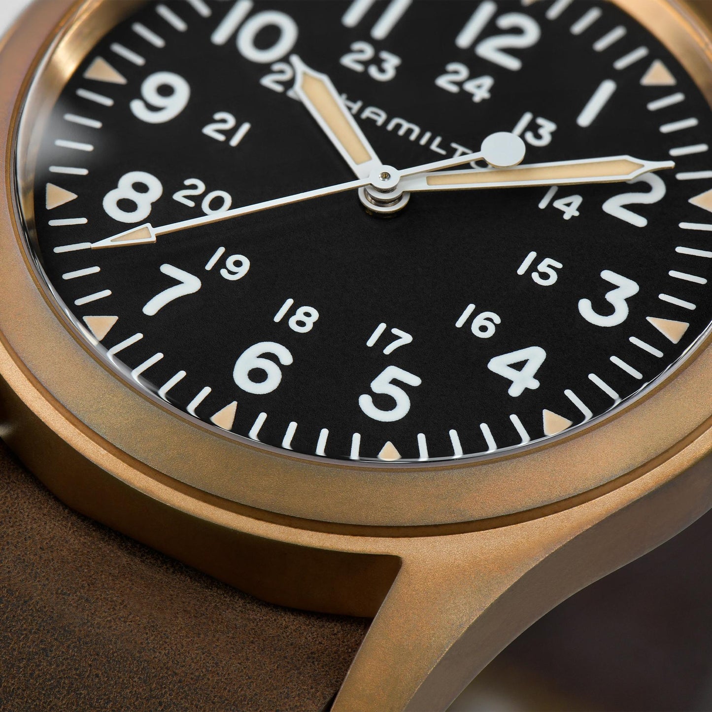 HAMILTON - Khaki Field Mechanical Bronze watch