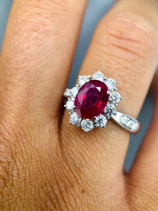 Valenza Jewels - Ruby and Diamond Ring