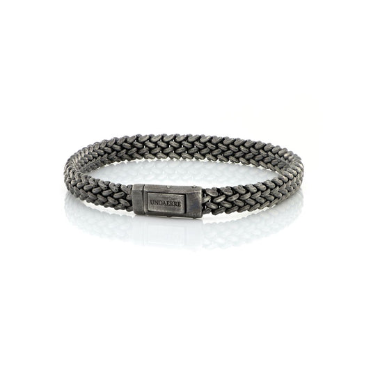 UNOAERRE - Bracciale Argento Brunito